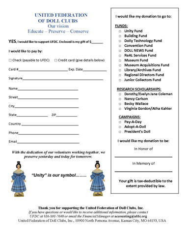 One-Time Donation<br> Mail in Form